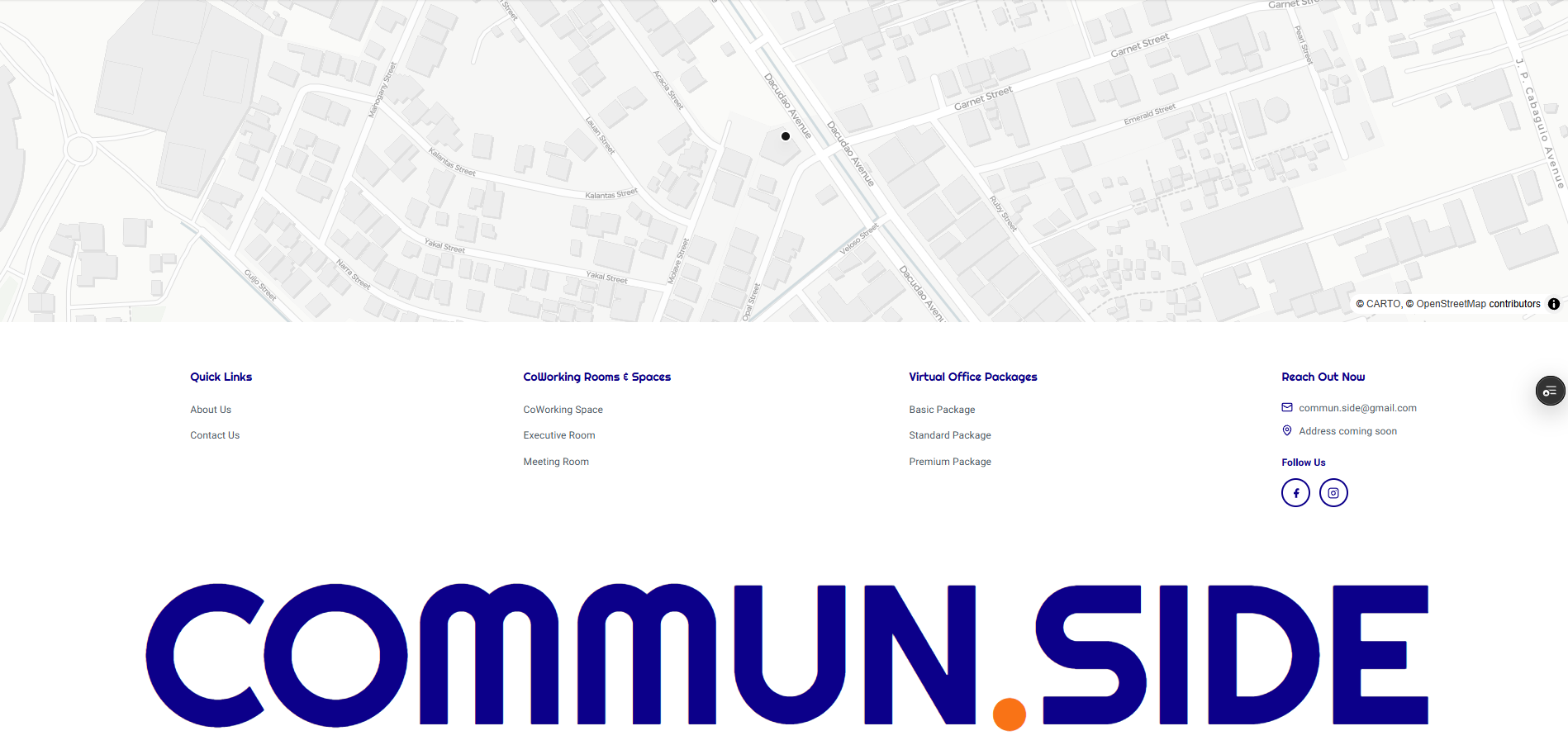 CommunSide Landing screen 5