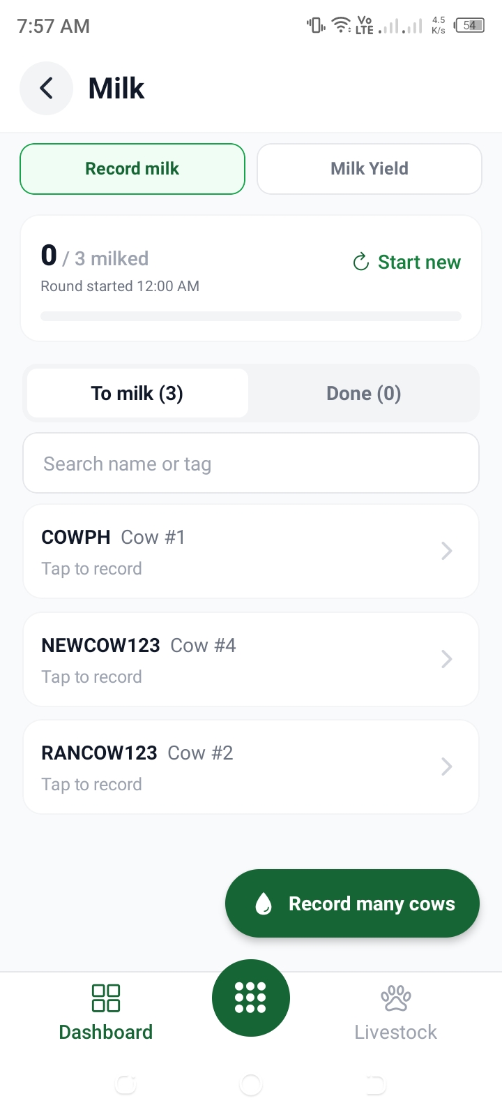 FarmIQ screen 1