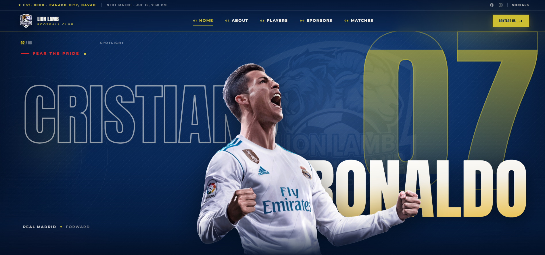 Lion Lamb FC screen 1