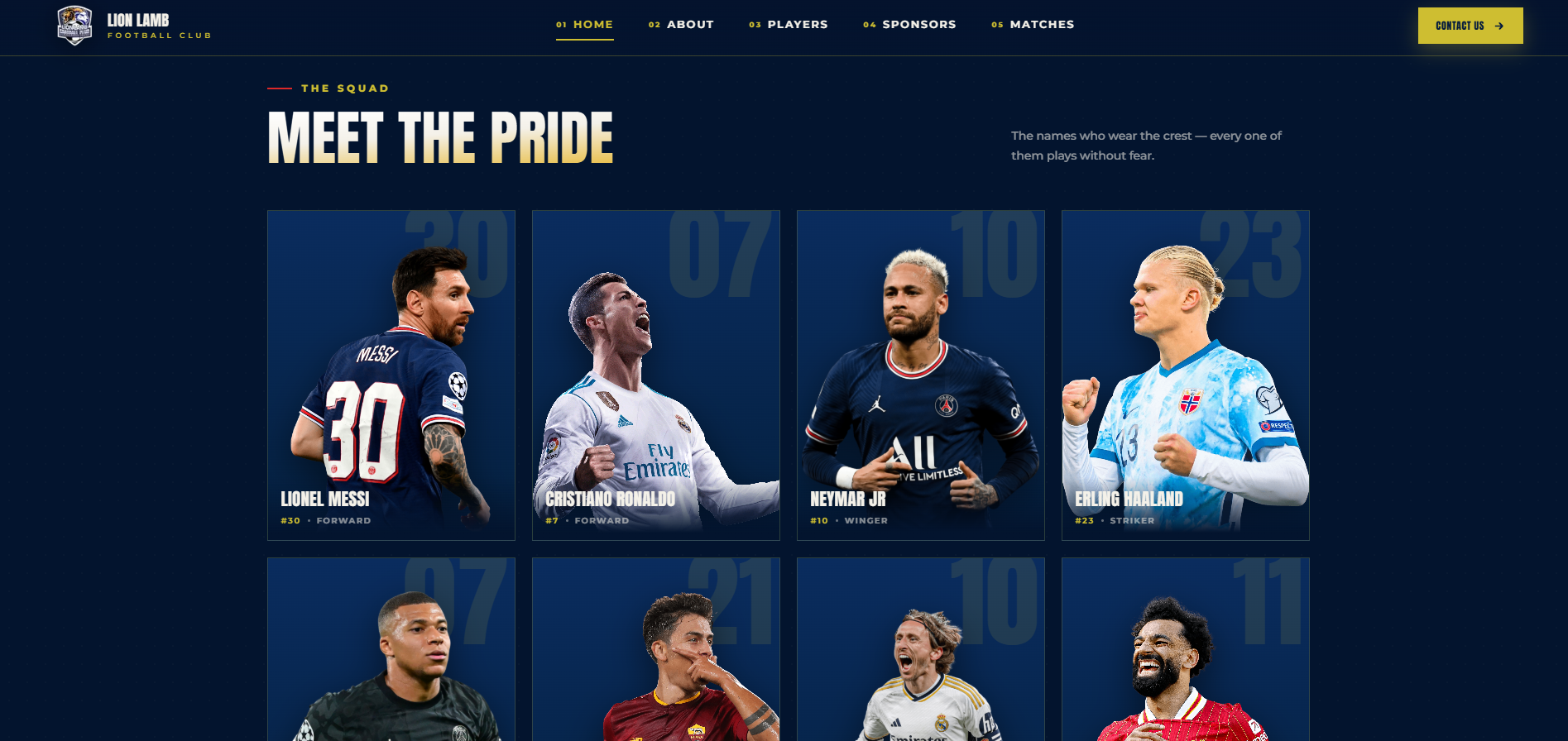 Lion Lamb FC screen 3