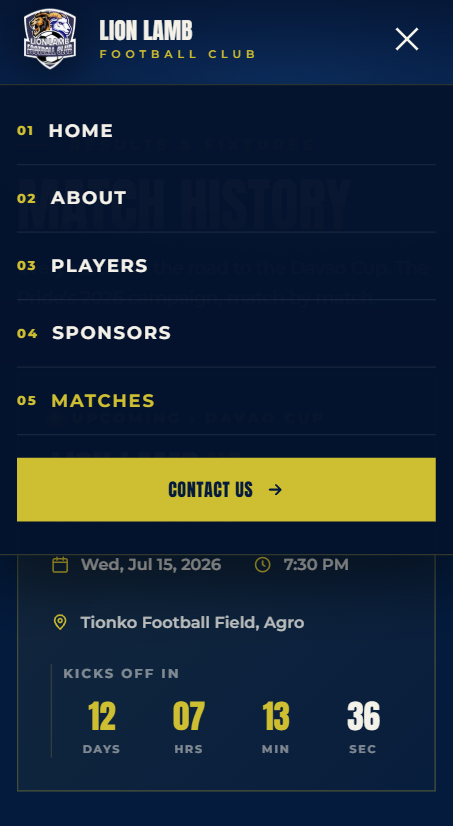 Lion Lamb FC screen 10