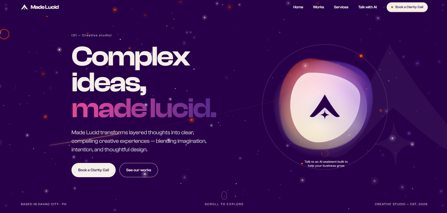 Made Lucid screen 1